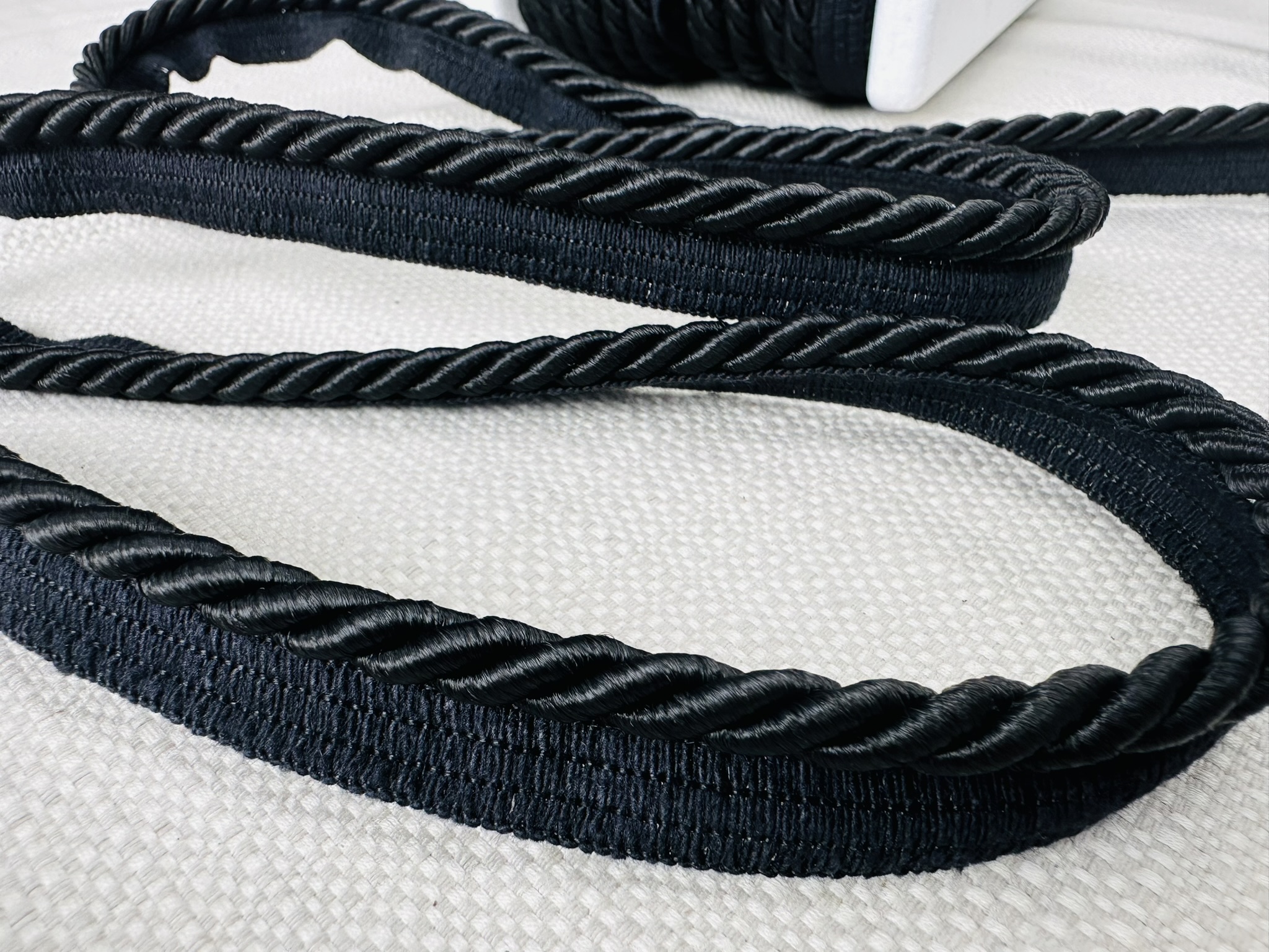 Furnishing Piping Rope NO 20 Black